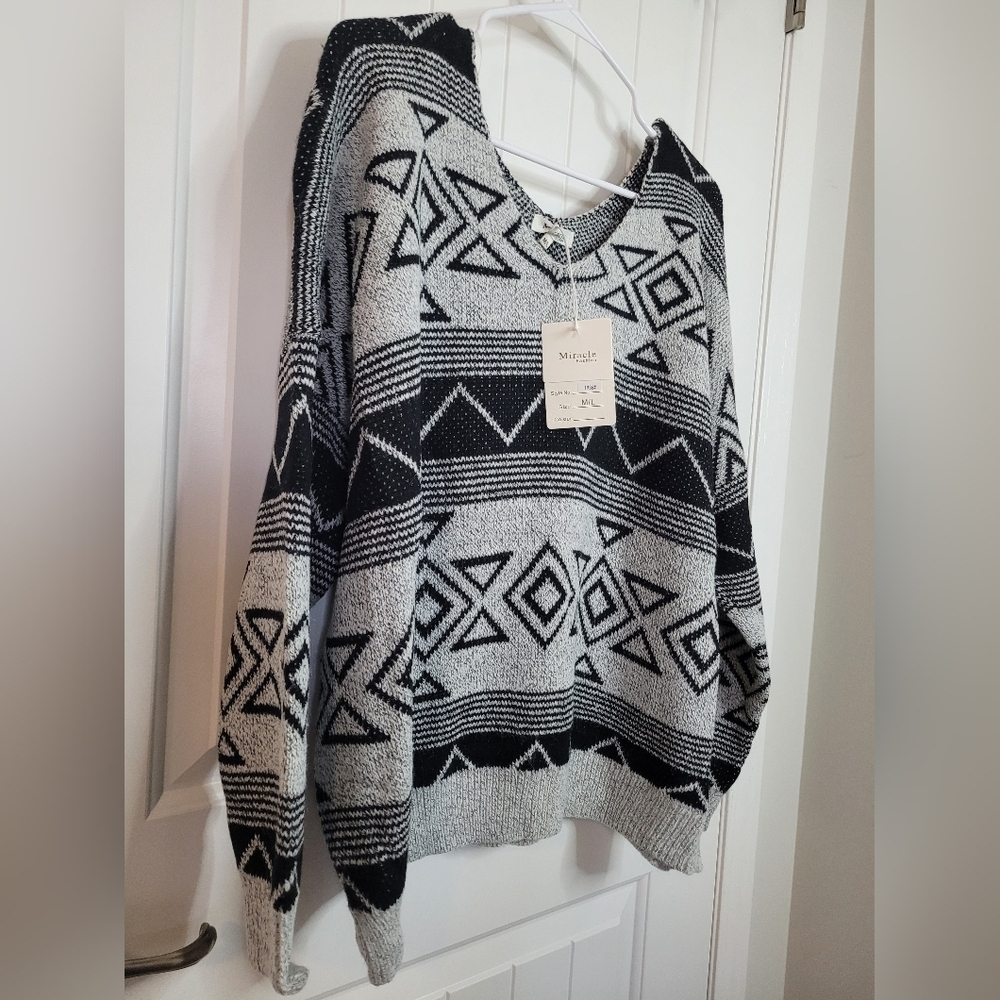 Miracle Geometric Pattern Sweater
